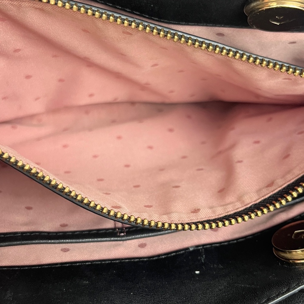 Kate Spade Black Quilted Clutch with Gold Accents - Picture 14 of 17